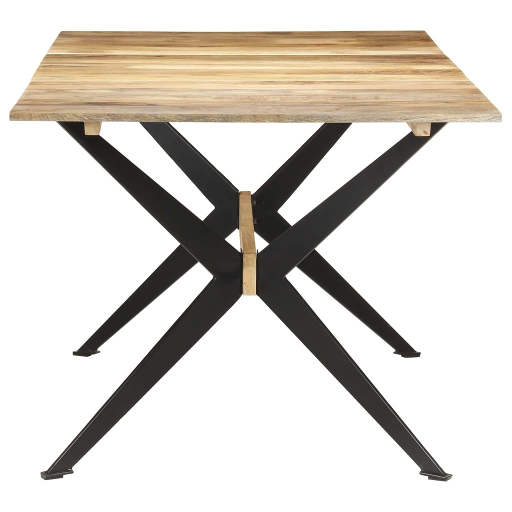 vidaXL Solid Mango Wood Dining Table Living Room Bistro Table Multi Colors - LynkHouse