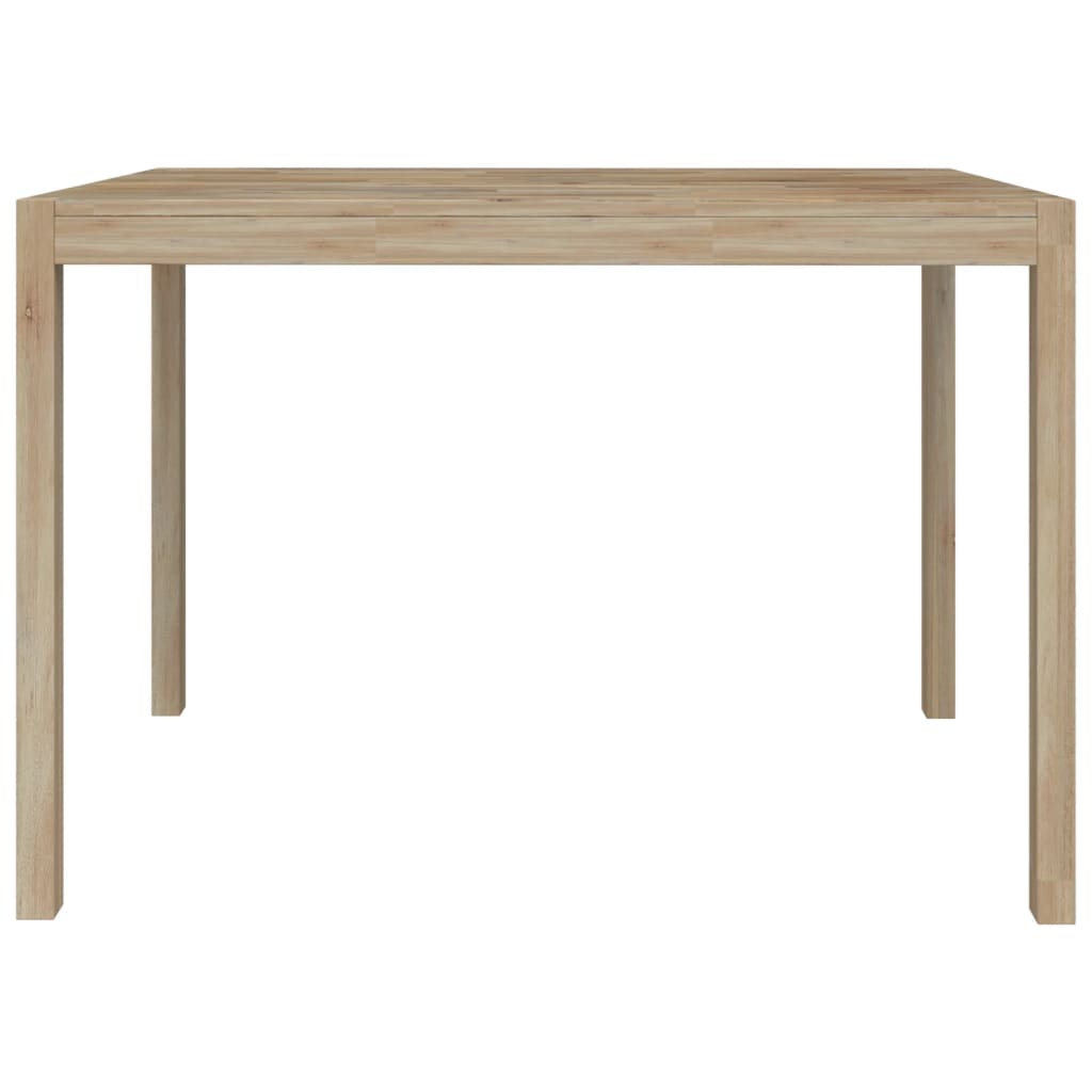 vidaXL Dining Table 43.3"x27.6"x29.5" Solid Wood Acacia - LynkHouse